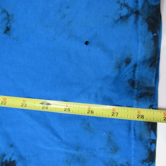 Affliction Black Label T-shirt Rhinestone Studded Skull Snake Rose Tie Dye M Y2K - Picture 7 of 10